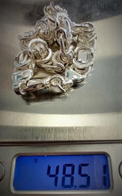 Load image into Gallery viewer, 925 SILVER BYZANTINE BRACELET 8 1/2 &quot;
