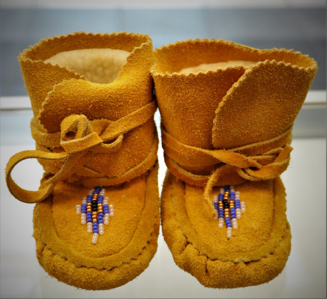 BABY MOCCASINS WRAPS 4 1/2