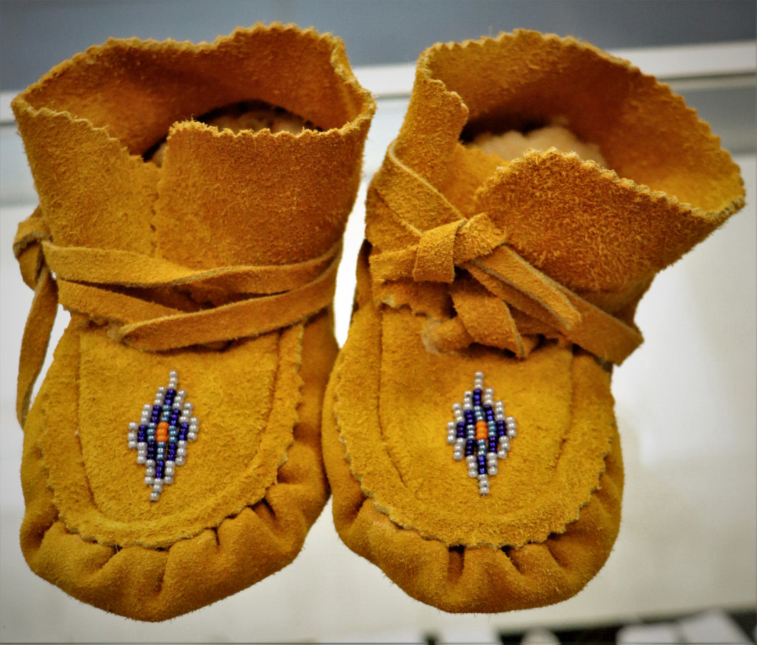BABY MOCCASINS WRAPS 5 1/2
