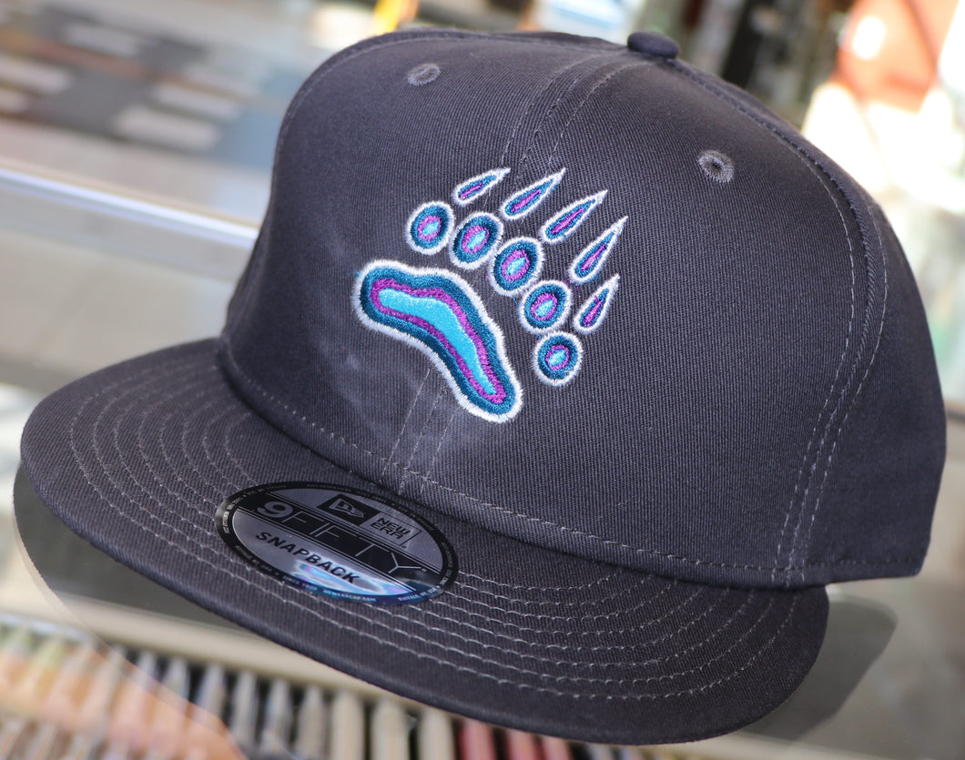 GREY SNAP BACK CUSTOM RIVERFLOWING CREEATIONS DESIGN