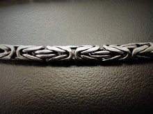 Load image into Gallery viewer, 925 SILVER BYZANTINE CHAIN 29 1/2&quot;

