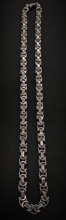 925 SILVER BYZANTINE CHAIN 24
